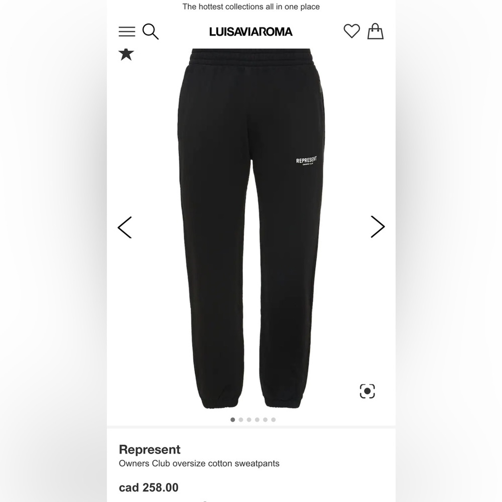 Represent Owners Club Sweatpants Size S